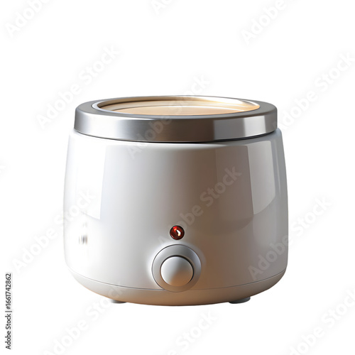 Electric wax warmer wax heater 3d rendering isolated on transparent background