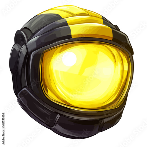 Modern headlight isolated 