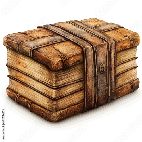 Old diary vector illustration 