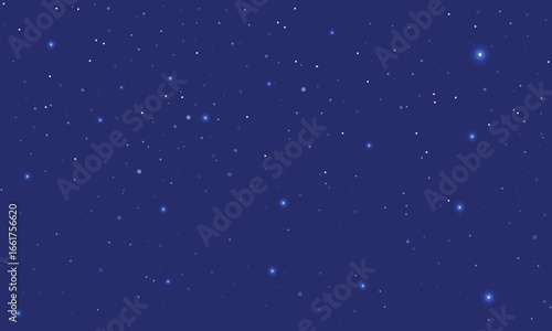 Colorful galaxy night sky vector background with milky way, nebula, stardust, and shining stars