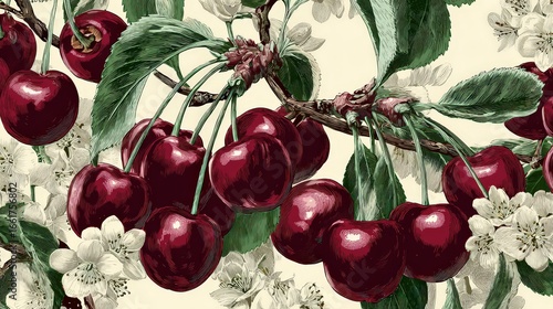 Tapety artystyczne Cherry Background