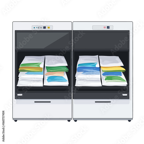 Duplicator machine illustration 