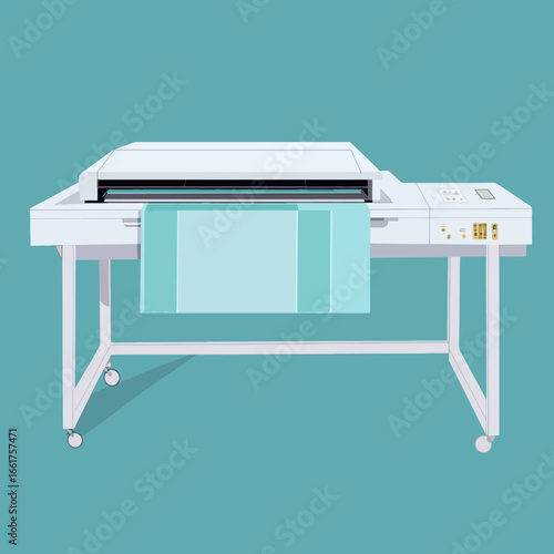 Duplicator machine vector illustration 
