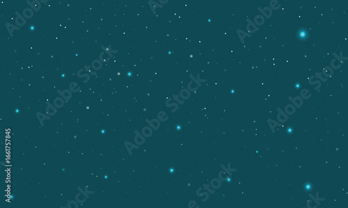 Colorful galaxy night sky vector background with milky way, nebula, stardust, and shining stars