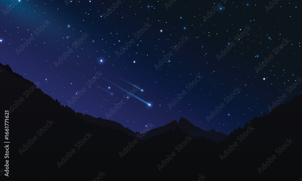 Fototapeta premium Nighy sky background