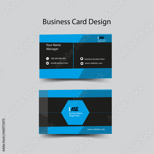 Modern business card  design template