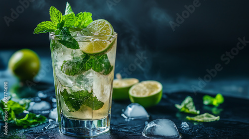 Wallpaper Mural ライムモヒートカクテル / Lime Mojito Cocktail Torontodigital.ca