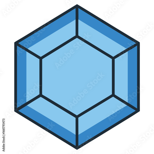 blue glass cube