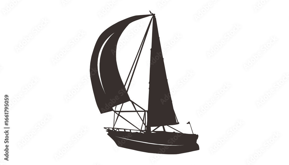 Naklejka premium Voilier | Sailing boat