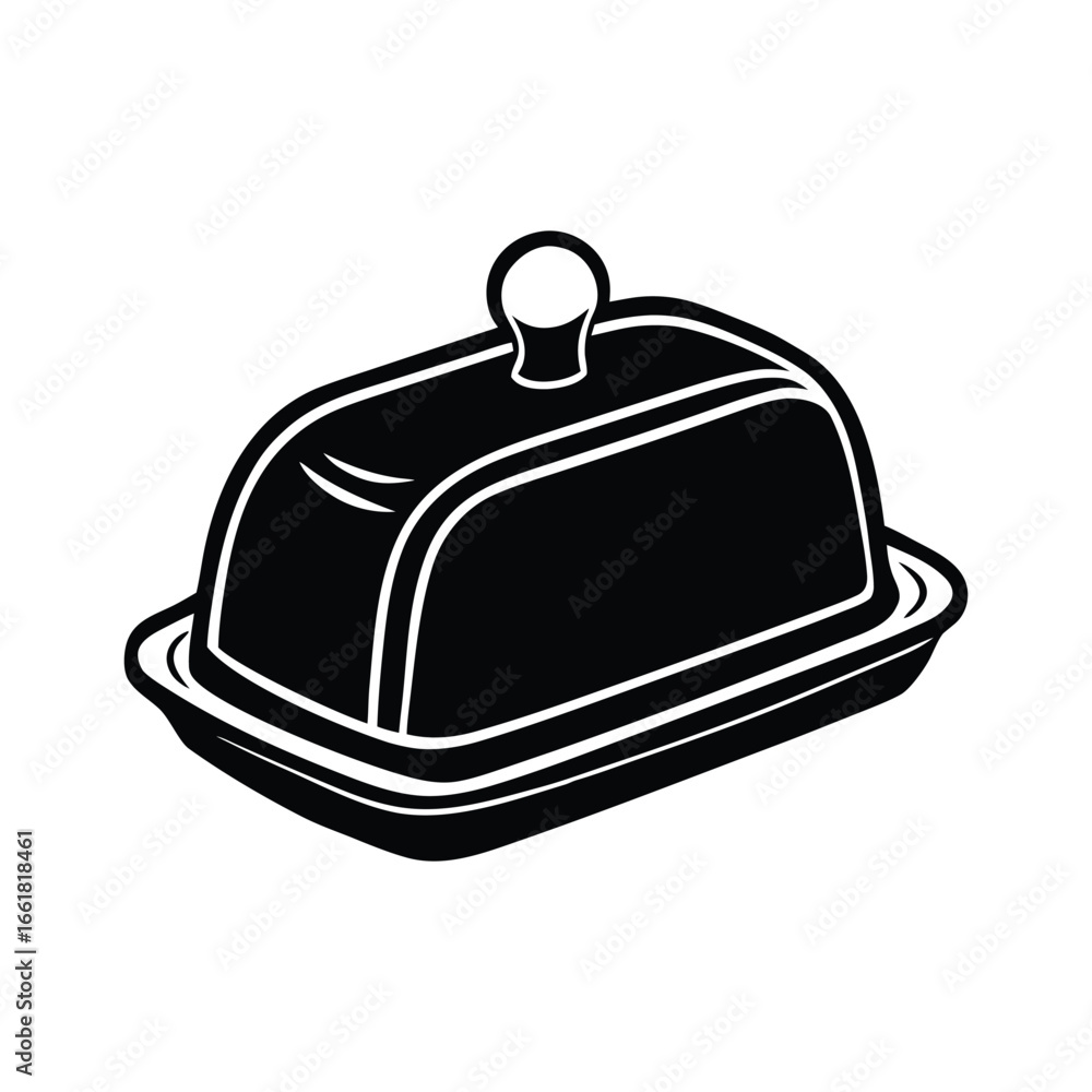 Fototapeta premium service bell on white background