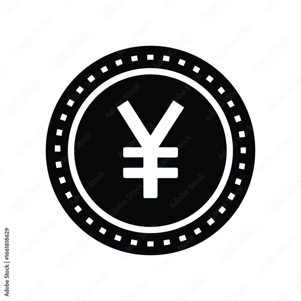 Obraz premium yen currency icon