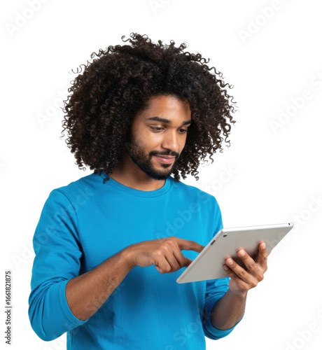 Wallpaper Mural Engaging user interaction with a tablet indoor setting digital content creation modern environment isolated PNG Torontodigital.ca