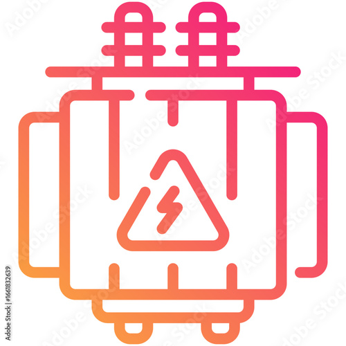 transformers gradient line icon