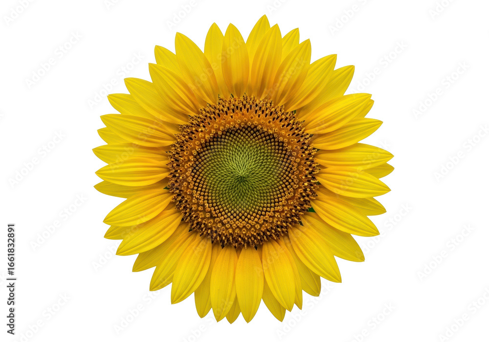 Obraz premium Closeup yellow sunflower on light background