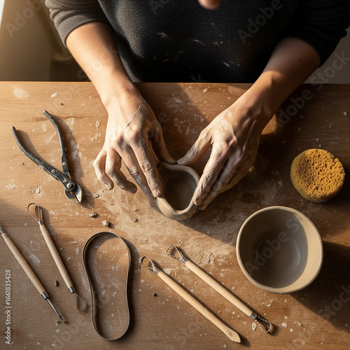 chef preparing dough