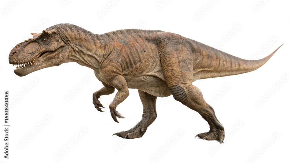 Fototapeta premium Tyrannosaurus rex isolated on transparent PNG background