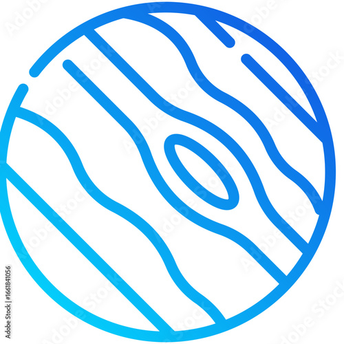 jupiter gradient line icon