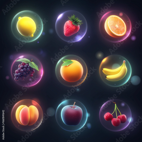 Graphic element isolation background for your design asset, game asset, video game, mobile game, web asset Illustration