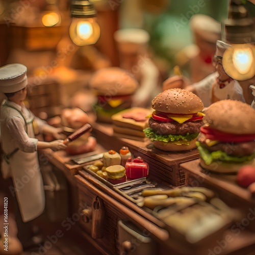 Miniature Burger Shop – A Tiny World of Flavor