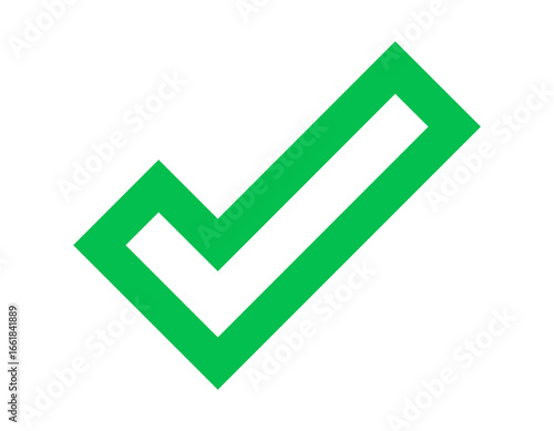 Free Download Green Tick and Confirm Icon Vector Design, 
green check mark tick icon sign,  icon isolated on Transparent background.
 - GFXLoad