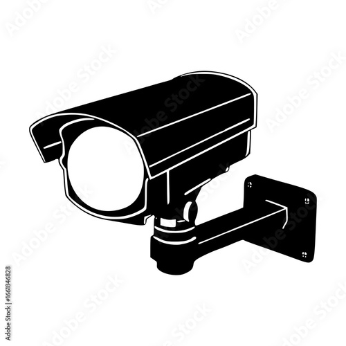 CCTV security camera vector icon