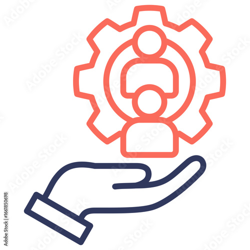 Human Resources Dual Tone Icon