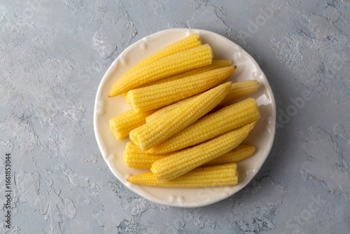 Delicious sweet baby corn p...