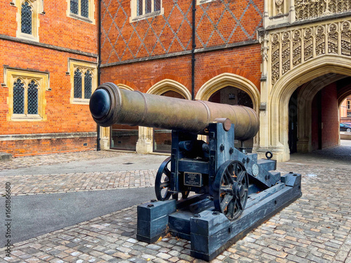 Obraz na plátne Russian gun captured in Sevastapol in 1855