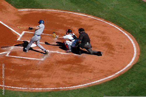 Foto baseball player in action