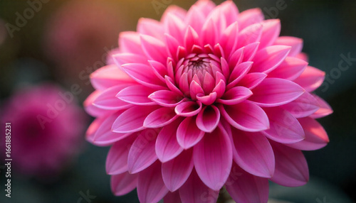 pink dahlia flower