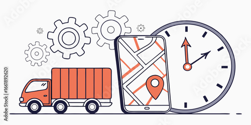Efficient logistics management with GPS tracking and timely delivery