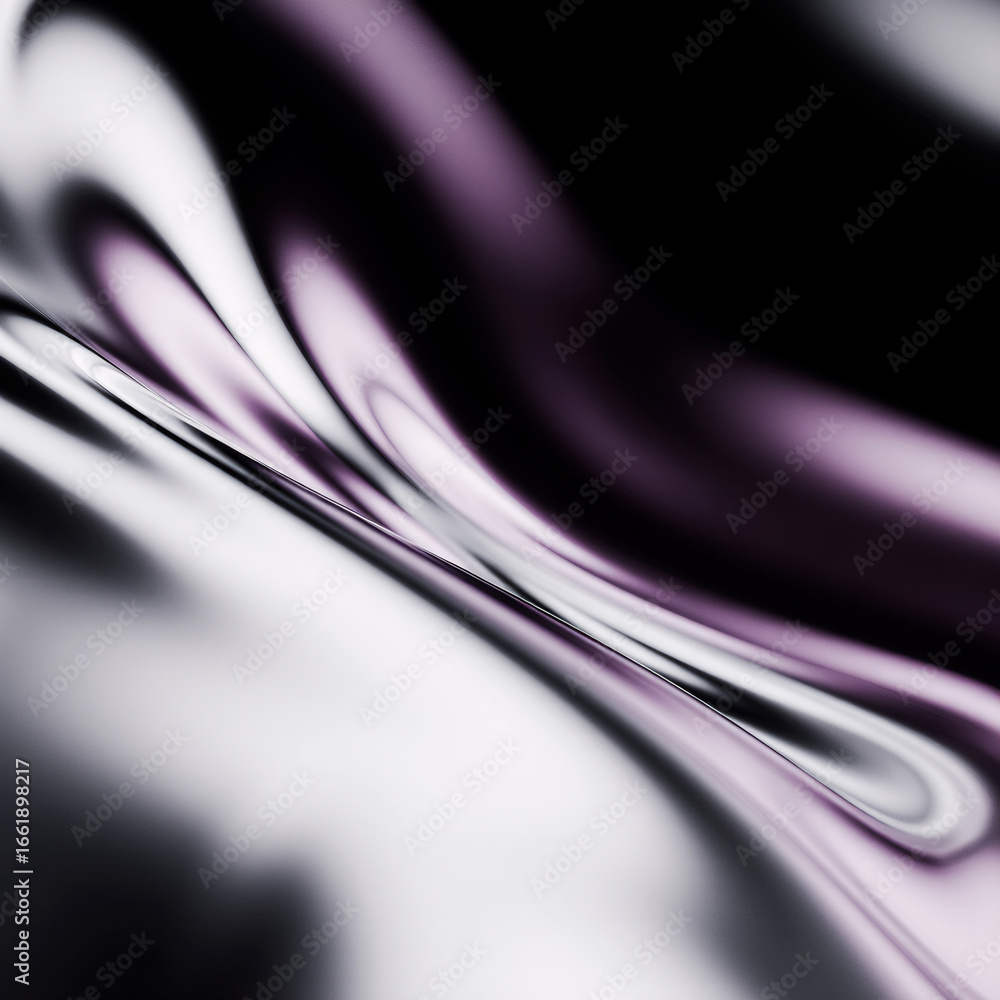 Obraz premium Vibrant Liquid Metal Flow