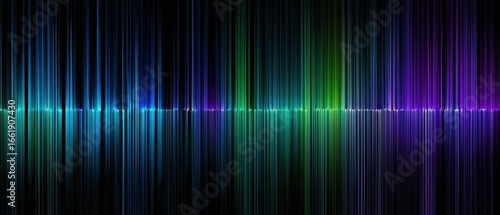 The Vibrant Spectrum of Light Waves in Abstract Digital Art