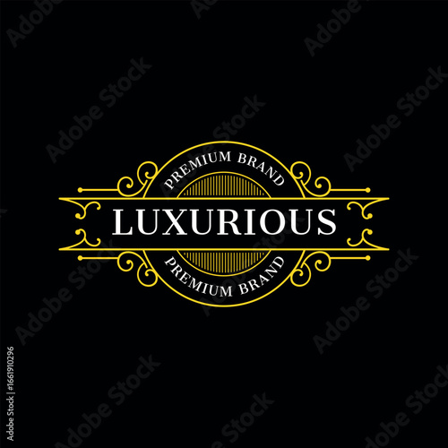 Gold Antique Ornamental Logo