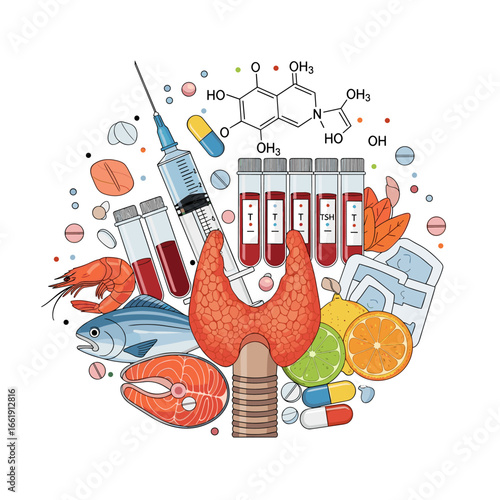 Comprehensive medical imaging and laboratory testing for endocrine system health and disease diagnosis