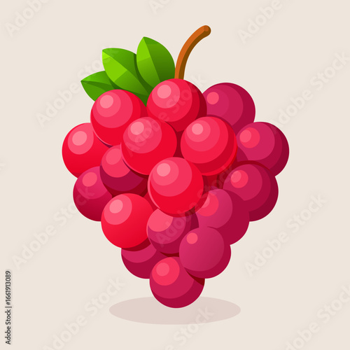 bunch of grapes with leaves