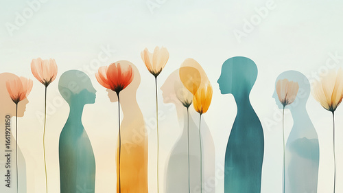 Tolerance, equality and diversity, human rights, justice and hope concept, respect each other, human relationship 