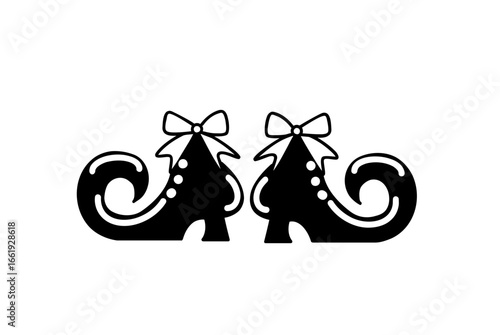 Halloween costume shoes icon