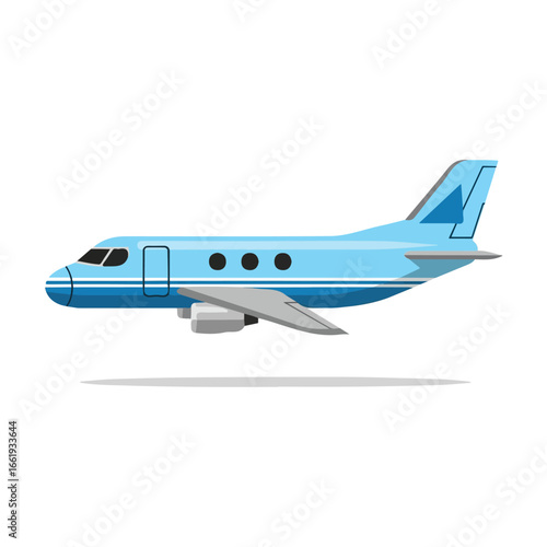 Airplane vector design for motion graphics