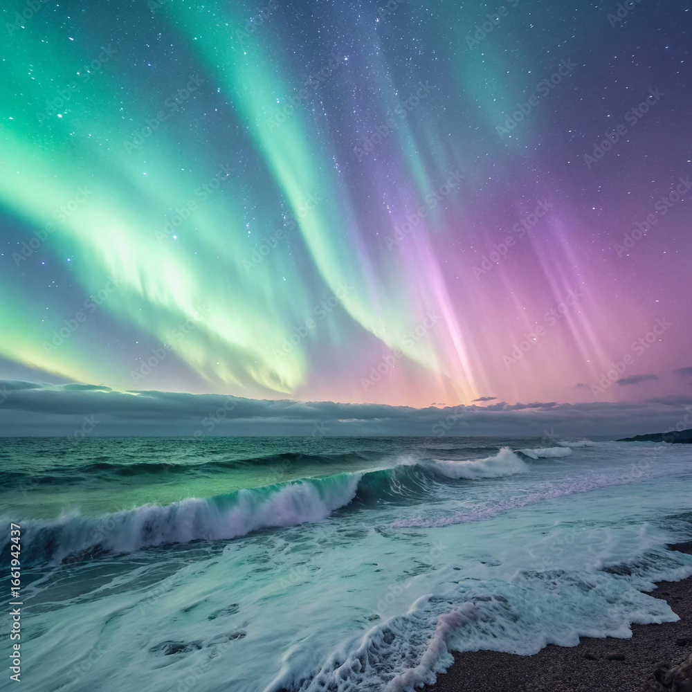 Naklejka premium sunrise over the sea Abstract Gradient Background