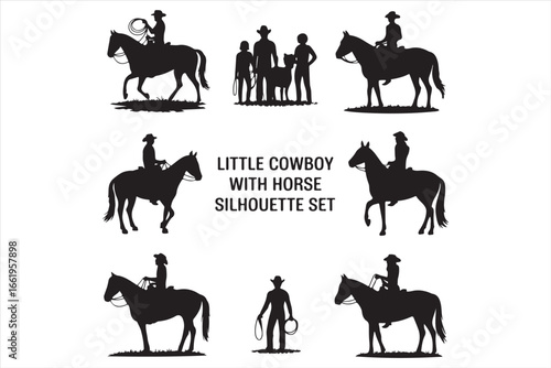 Horse Silhouette Vector – Running Wild Animal Illustration