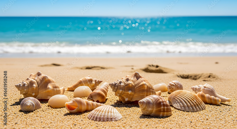 Beach seashells summer vacation tropical sea ocean sand coast nature travel holiday relaxation tourism coastlines Beach seashells summer vacation tropical sea ocean sand coast nature travel holiday relaxation tourism coastlines