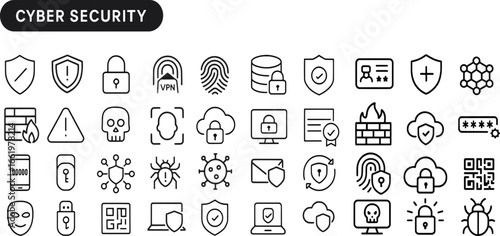 Cyber Security Icon Set(사이버 보안 아이콘 세트)