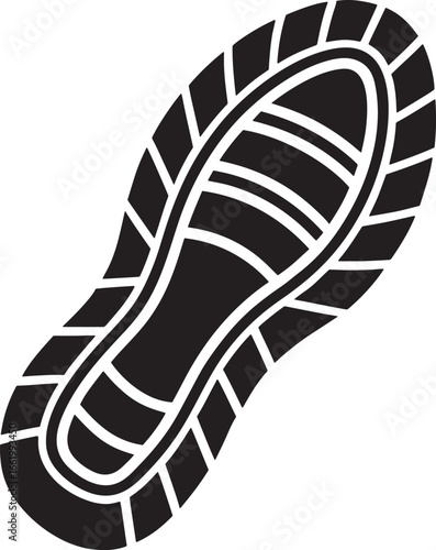 Footprint Graphic Design Element