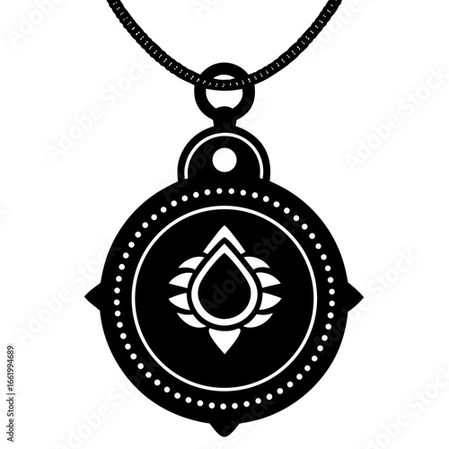tilak mark engraved on locket