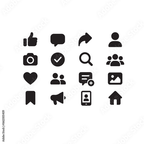 social media icons