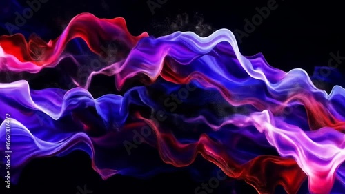 4k seamless neon abstract looping background perfect for vj loops concert visuals party events vibrant smoke light movement