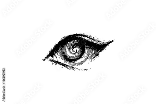 Third eye chakra symbol spiritual mystical vision evokes themes of awareness, consciousness, and inner wisdom