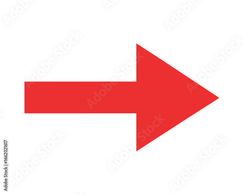 Wallpaper Mural Direction Red Arrow Sign for Navigation and Pointer Design Torontodigital.ca