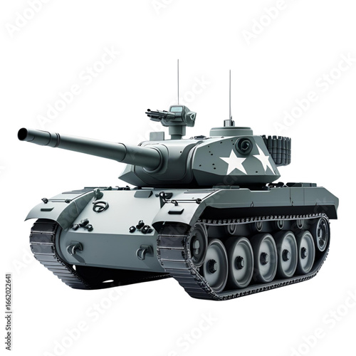 Tanks, transparent background, powerful combat machines